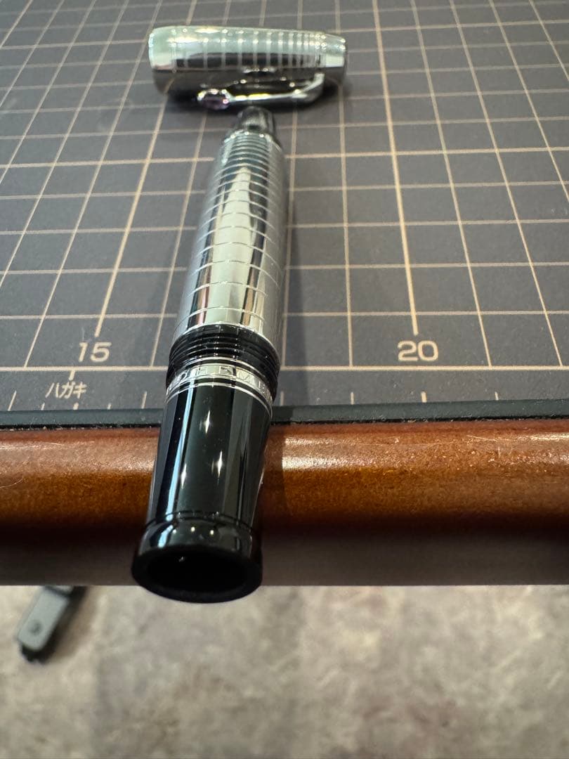 MONTBLANC モンブラン 万年筆 ボエム　スチール/アメジストペン先18k