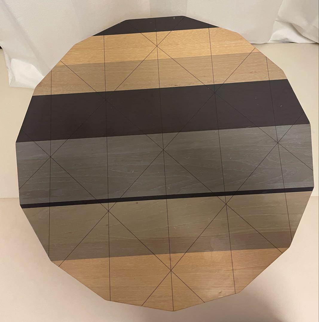 カリモク 八角形サイドテーブル「送料込」