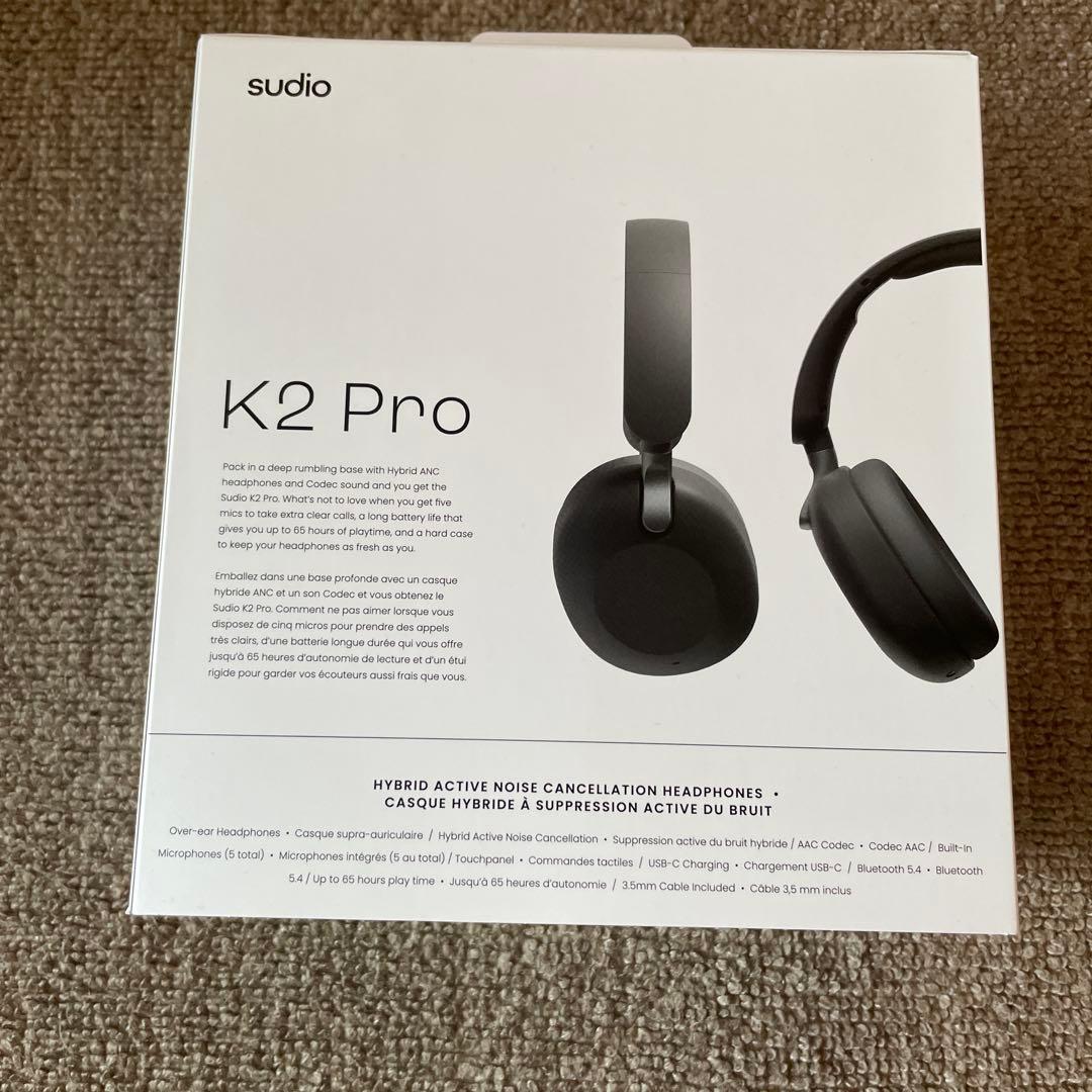 新品未使用未開封sudio K2 Pro ワイヤレスヘッドフォン