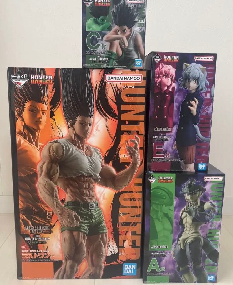【未開封】一番くじHUNTER x HUNTER フィギュア、下位賞セット