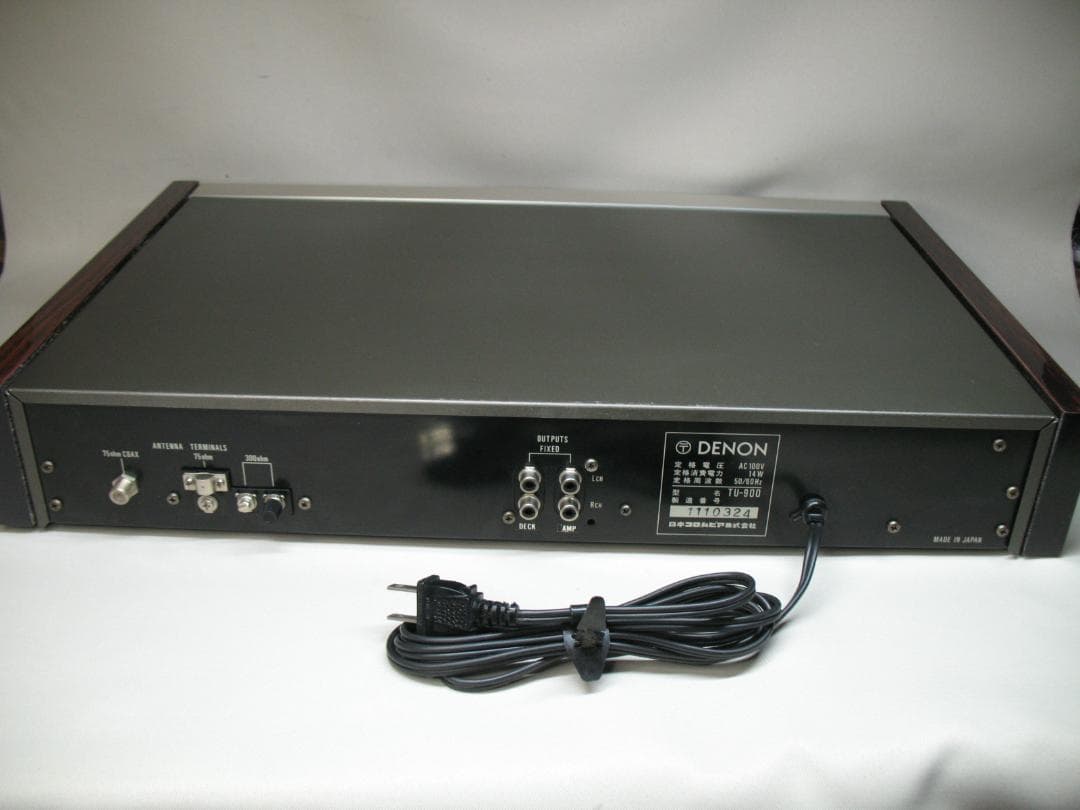 デノン★DENON TU-900 FM専用高級チューナー★中古