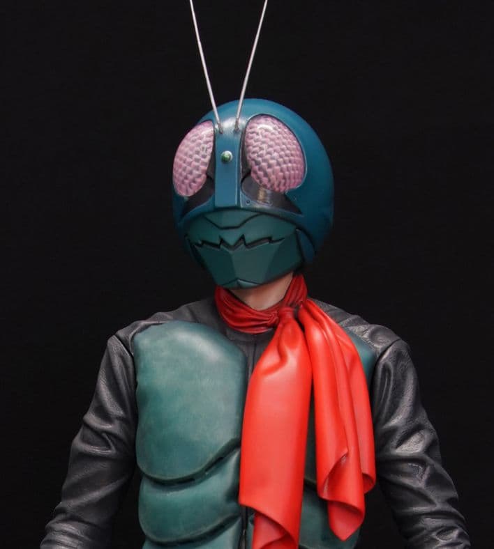 海洋堂　1/4 仮面ライダー旧1号メガソフビキット（新品、未使用）