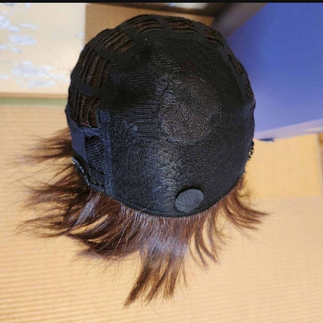 フォンテーヌ　ウィッグ　ショートストレート　かつら　ブラウン