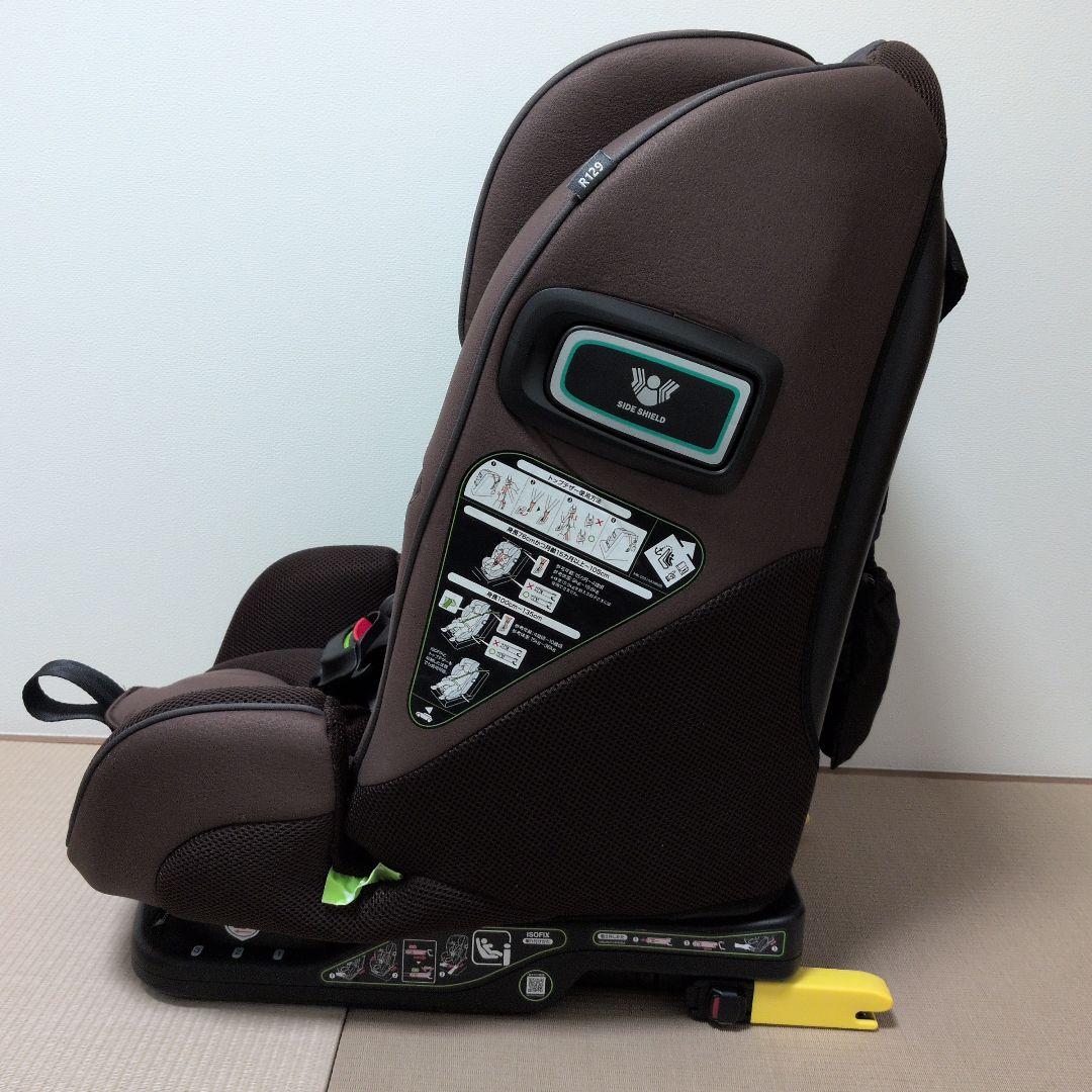 美品Aprica フォームフィットISOFIXセーフティープラス AB ブラウン