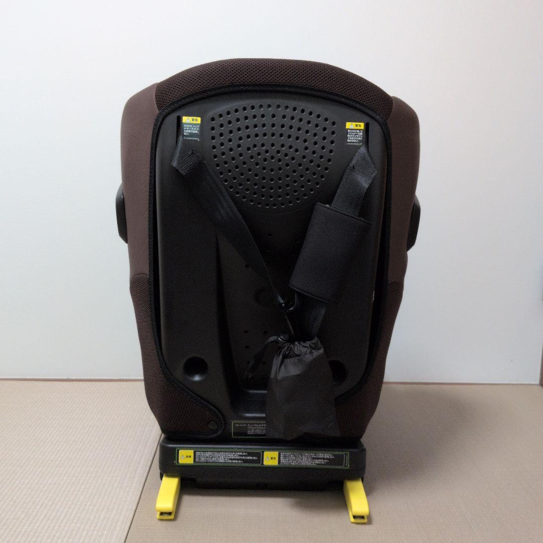 美品Aprica フォームフィットISOFIXセーフティープラス AB ブラウン