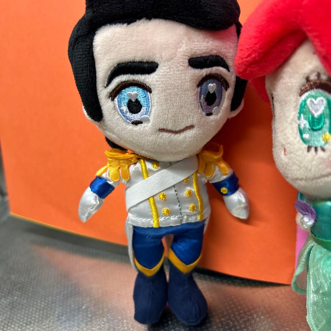 ディズニーストア　アリエル　エリック　ぬいぐるみ　キーチェーン　キーホルダー