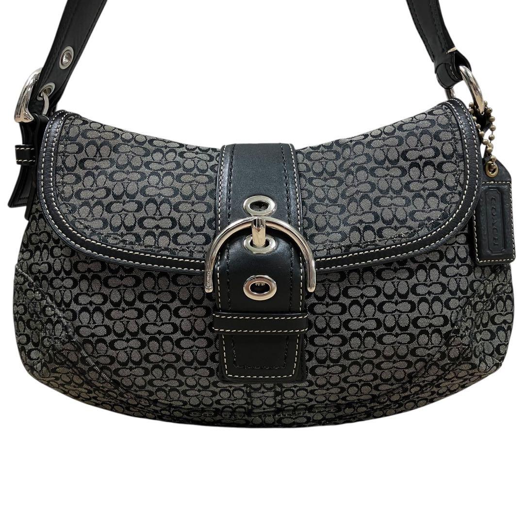 COACH ワンショルダーバッグ ソーホー シグネチャー レザー キャンバス