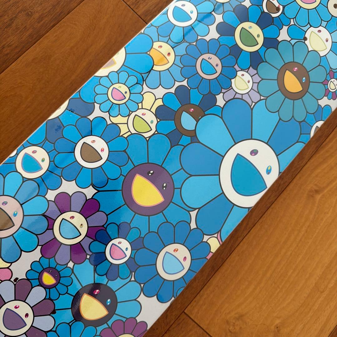 村上隆　Multi Flower 8.0 Skate Deck/Blue