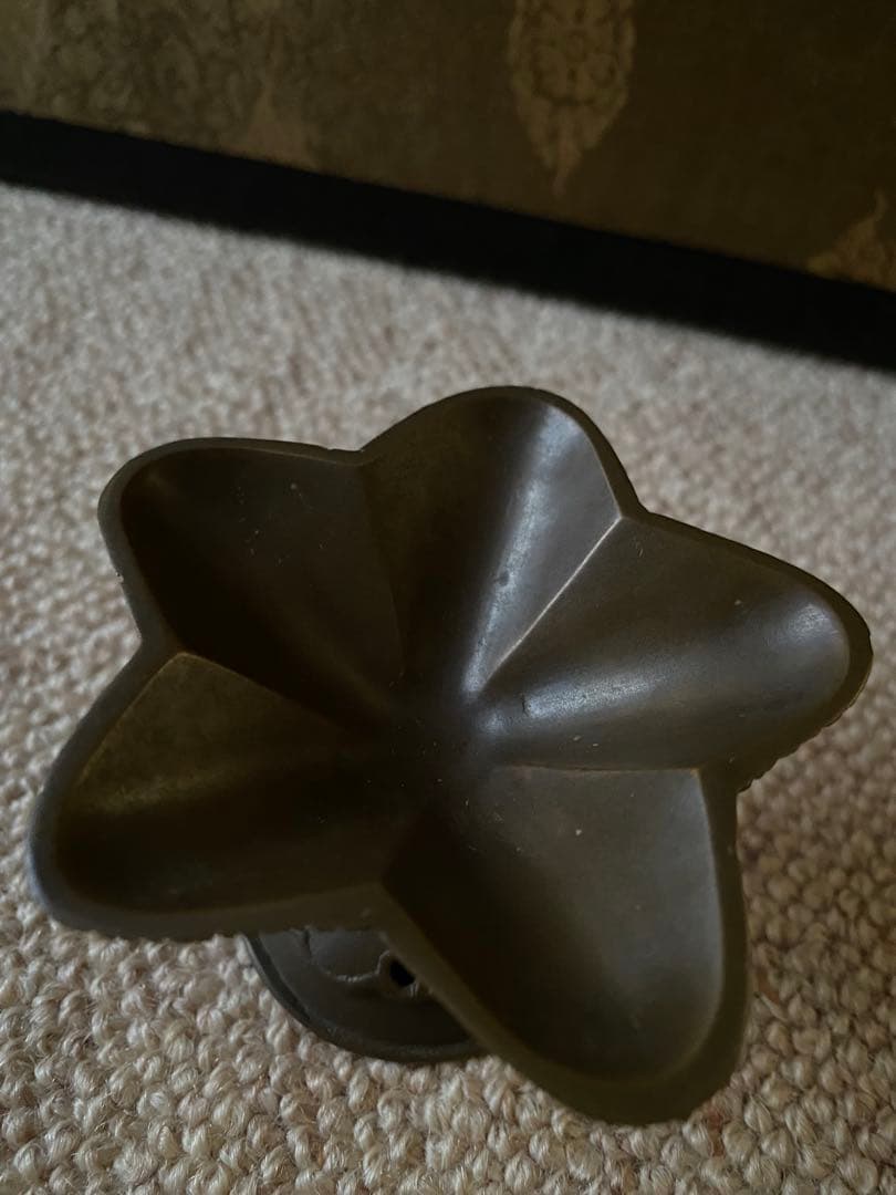 蝋型　鋳銅　蓋置　突羽根　鋳師　金森紹栄氏造