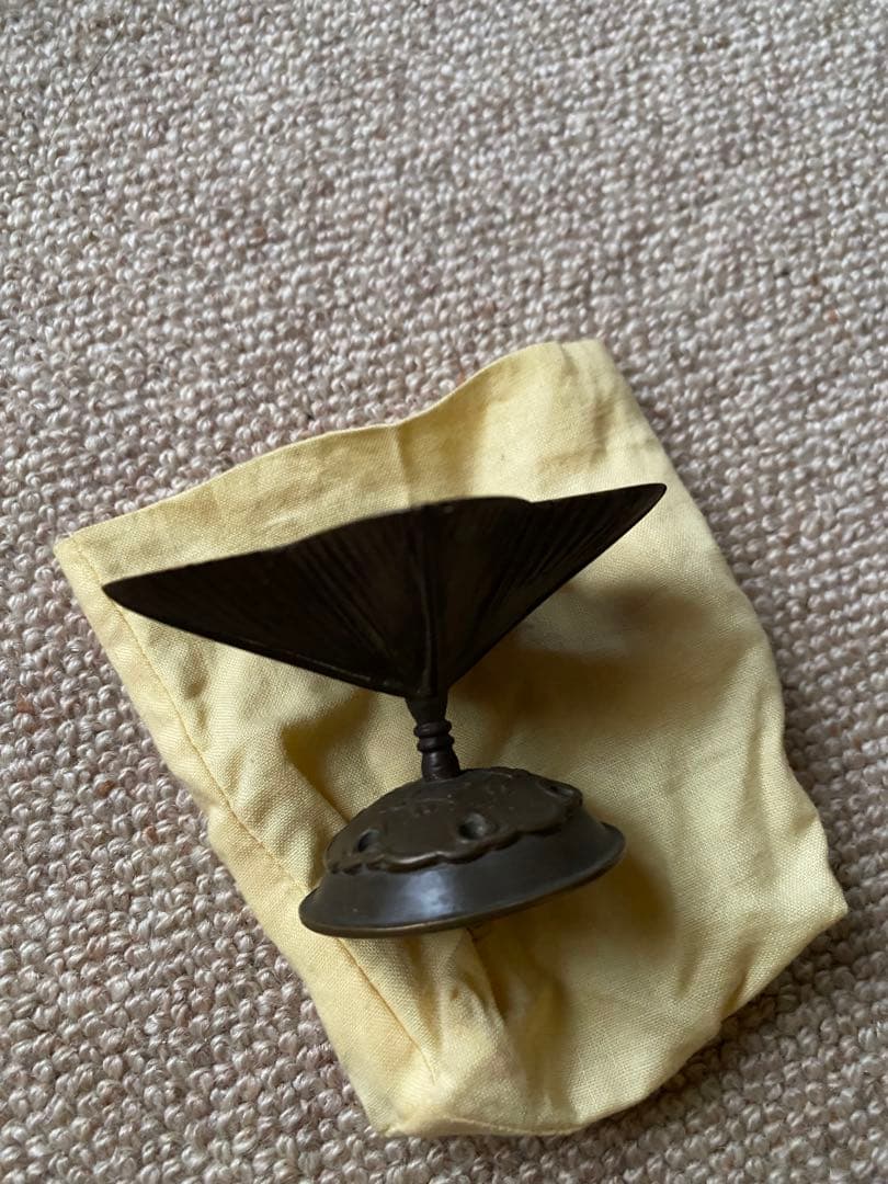 蝋型　鋳銅　蓋置　突羽根　鋳師　金森紹栄氏造