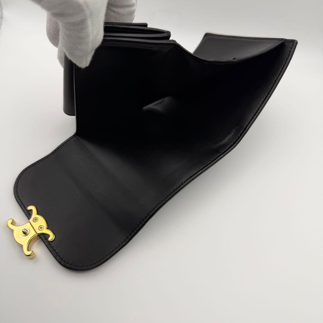 CELINE セリーヌ 財布 スモール フラップウォレット トリオンフ