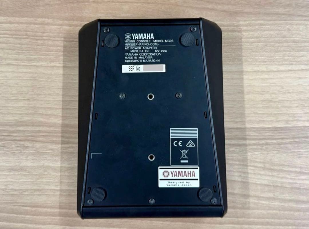Yamaha MG06 6chアナログミキサー