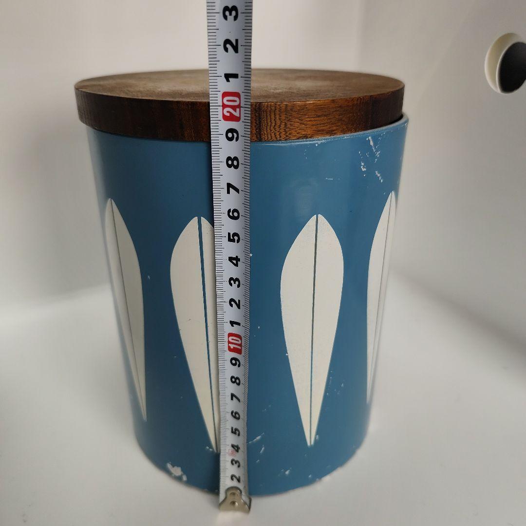 レア　キャサリンホルム　ロータス　木製蓋付き キャニスター　北欧