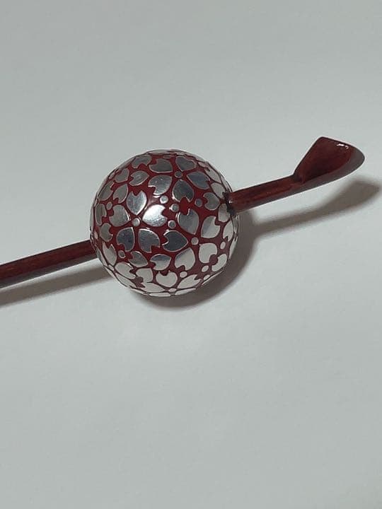【値段交渉OK】　象嵌　玉かんざし