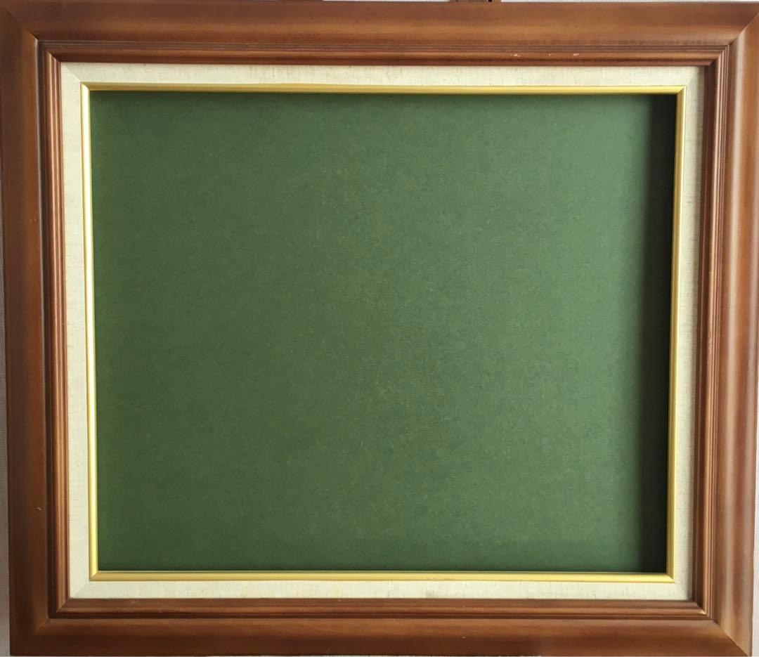 【未使用品】額縁　油絵用額縁　木製　オーク　F8号