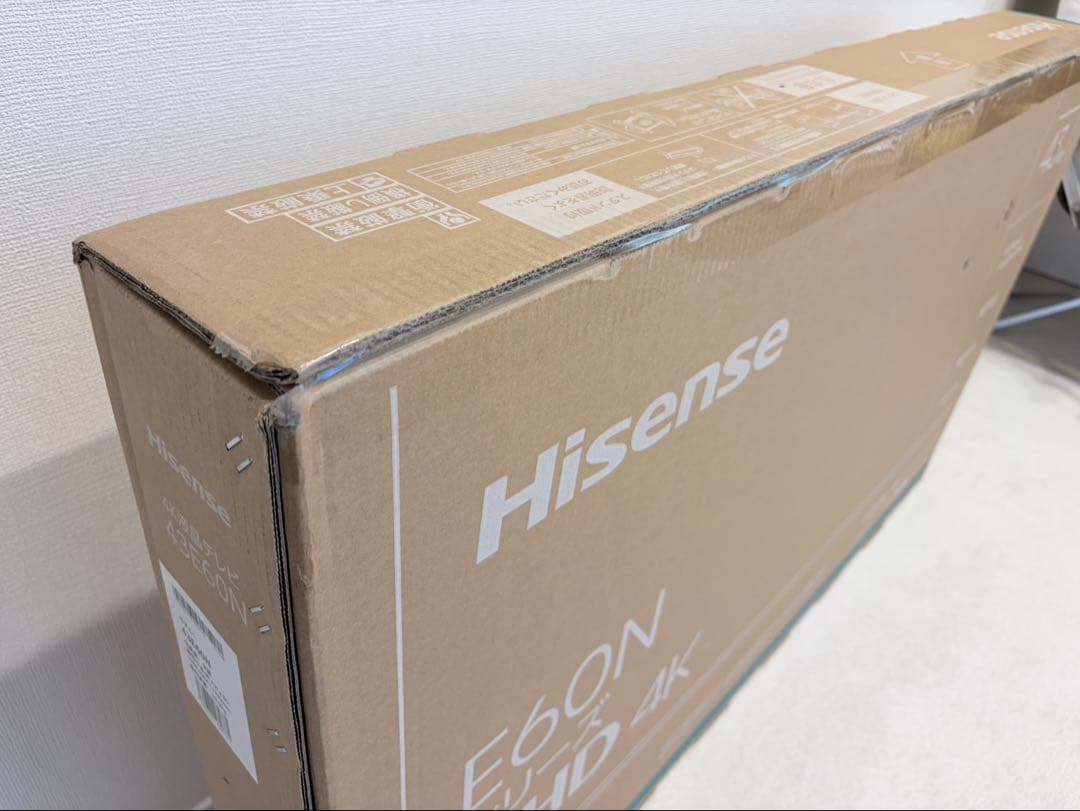 【かわ】ハイセンス E60N 43インチ UHD 4K テレビ 本体