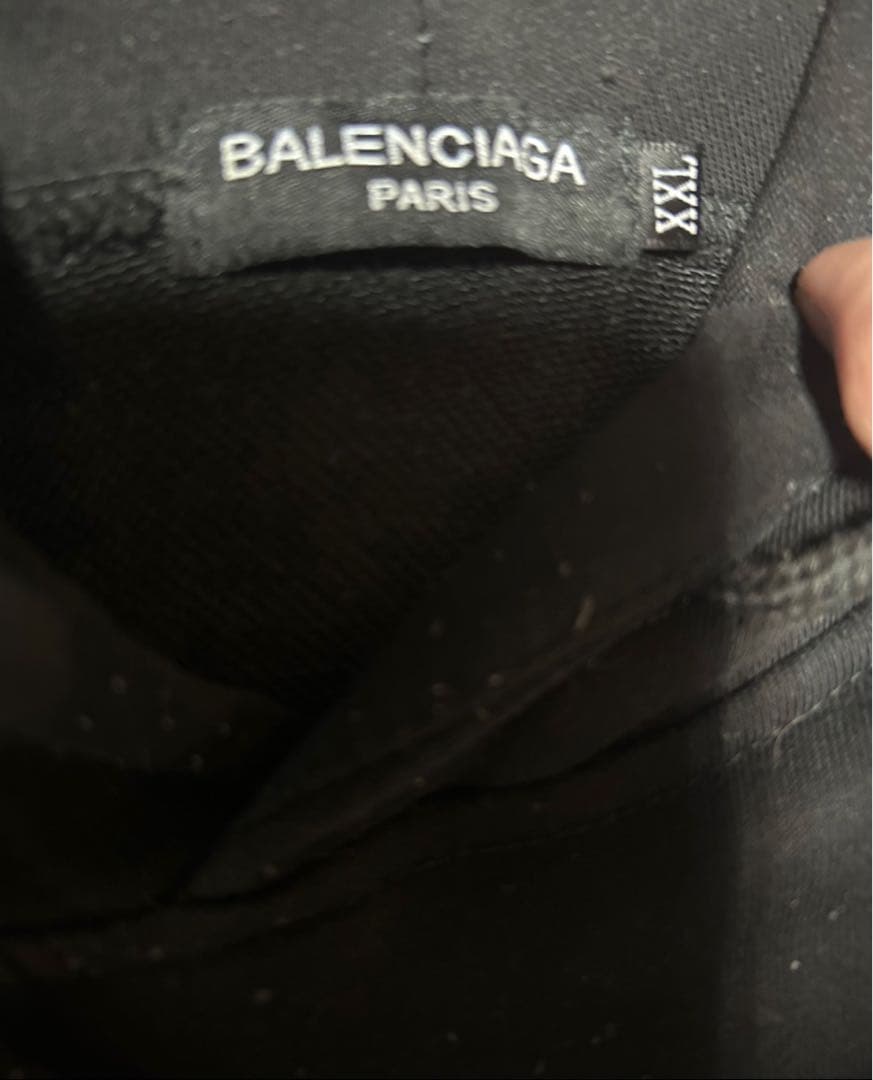 BALENCIAGA パーカー 黒