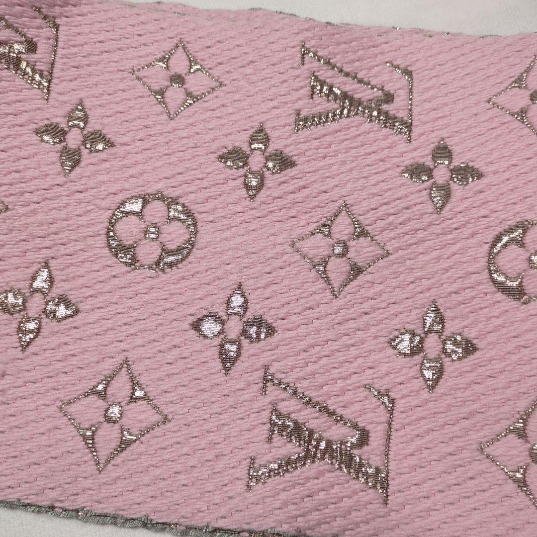 LOUIS VUITTON エシャルプロゴマニアシャイン　ローズバレリーヌ