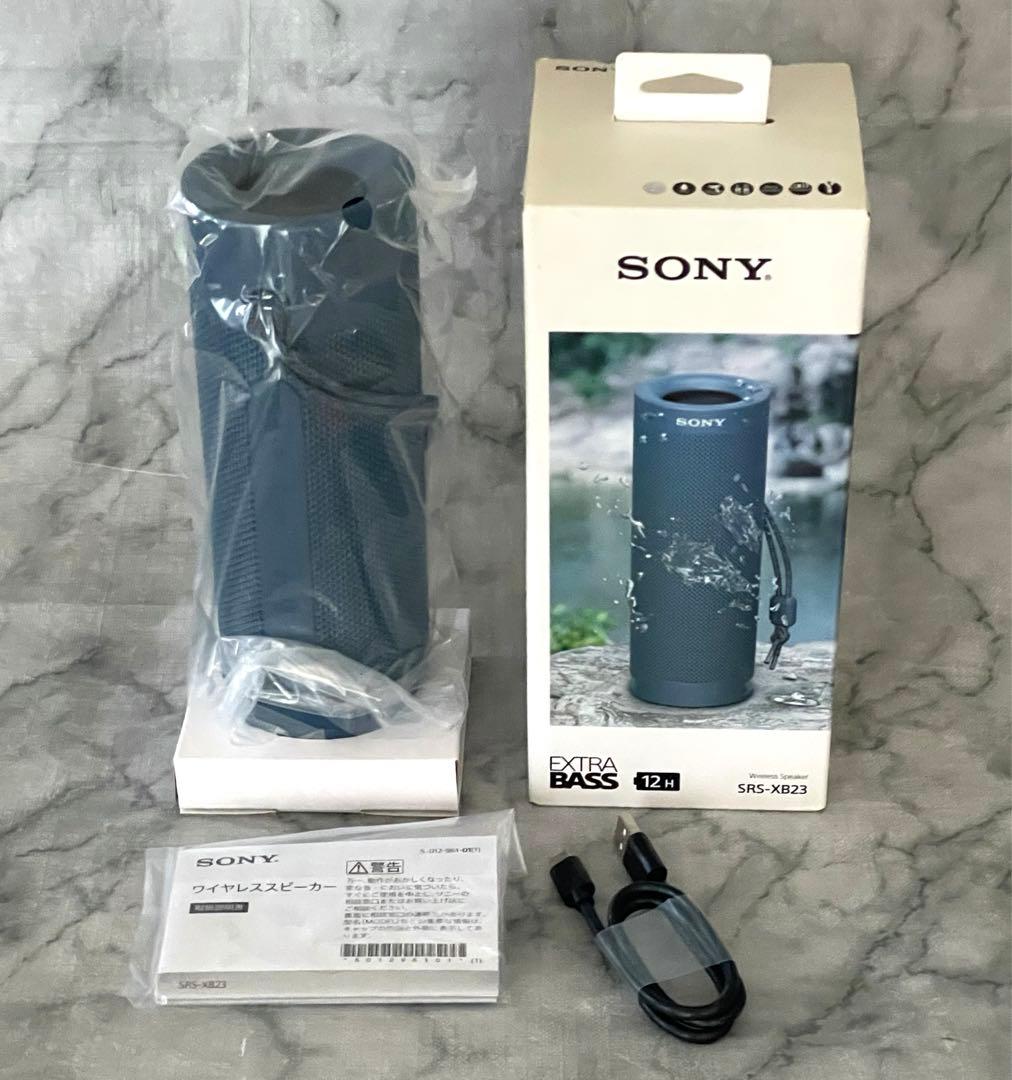 新品未使用　ソニー SRS-XB23 B ワイヤレスポータブルスピーカー