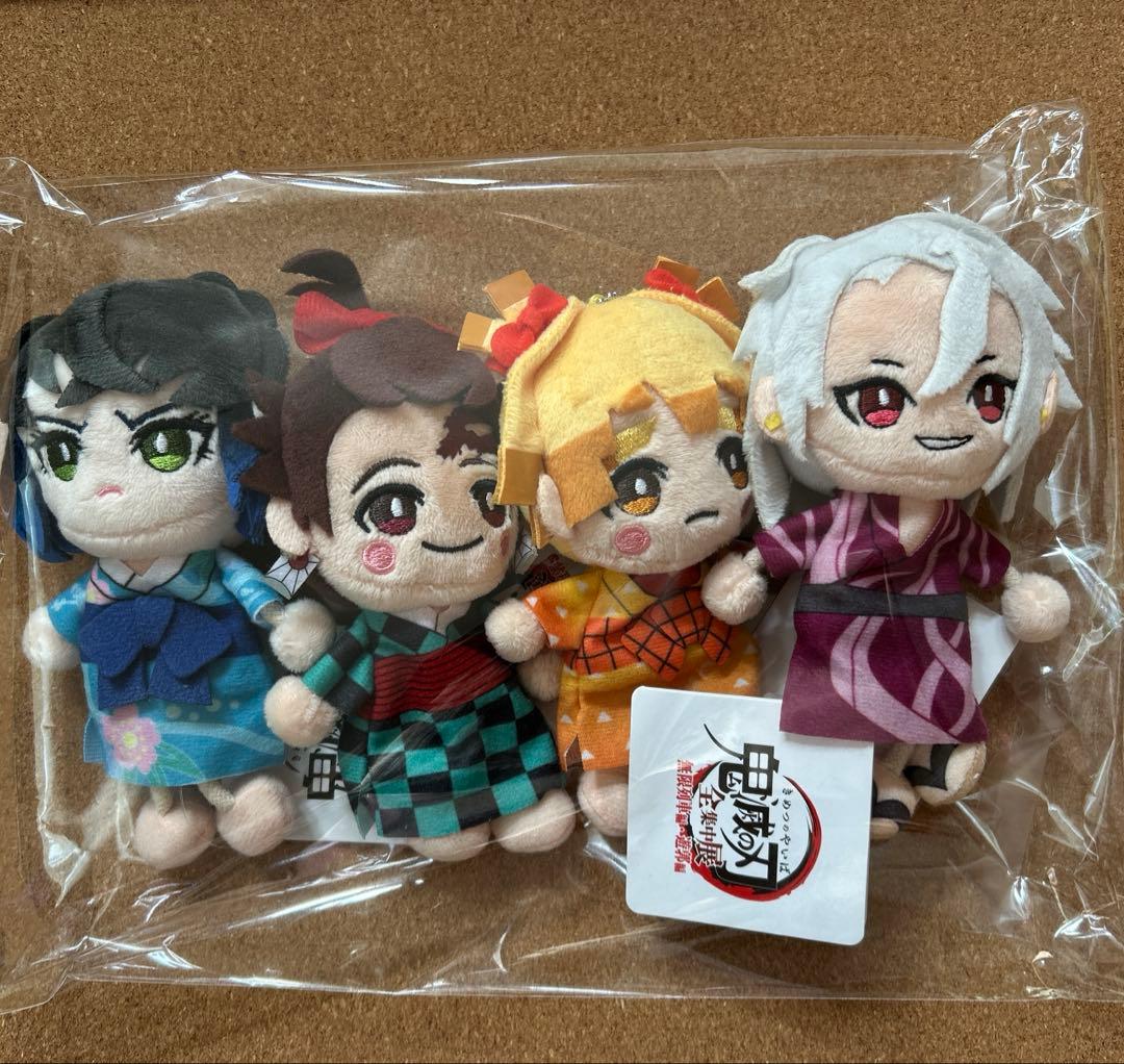 鬼滅の刃　全集中展　ぱぺっとちゃーむ　善子・炭子・猪子・宇髄天元