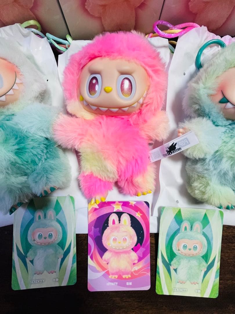 POP MART ラブブ正規品 ぬいぐるみ 3体セット　紙袋付き