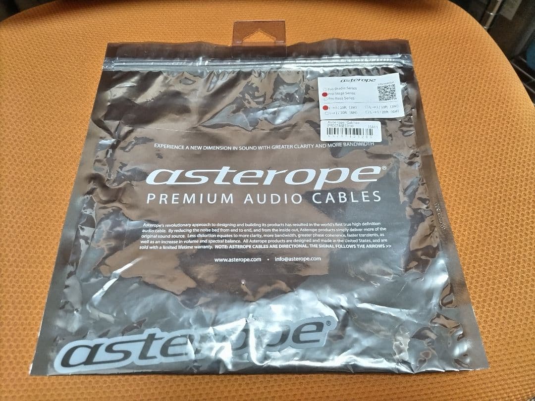 Asterope Cables Pro Stage 3m 2本セット