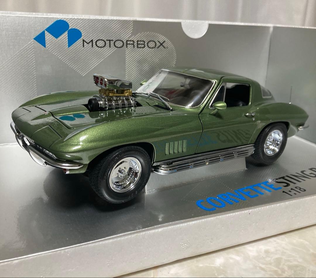 MOTOR BOX CORVETTE STINGRAY 1/18 京商　超レア
