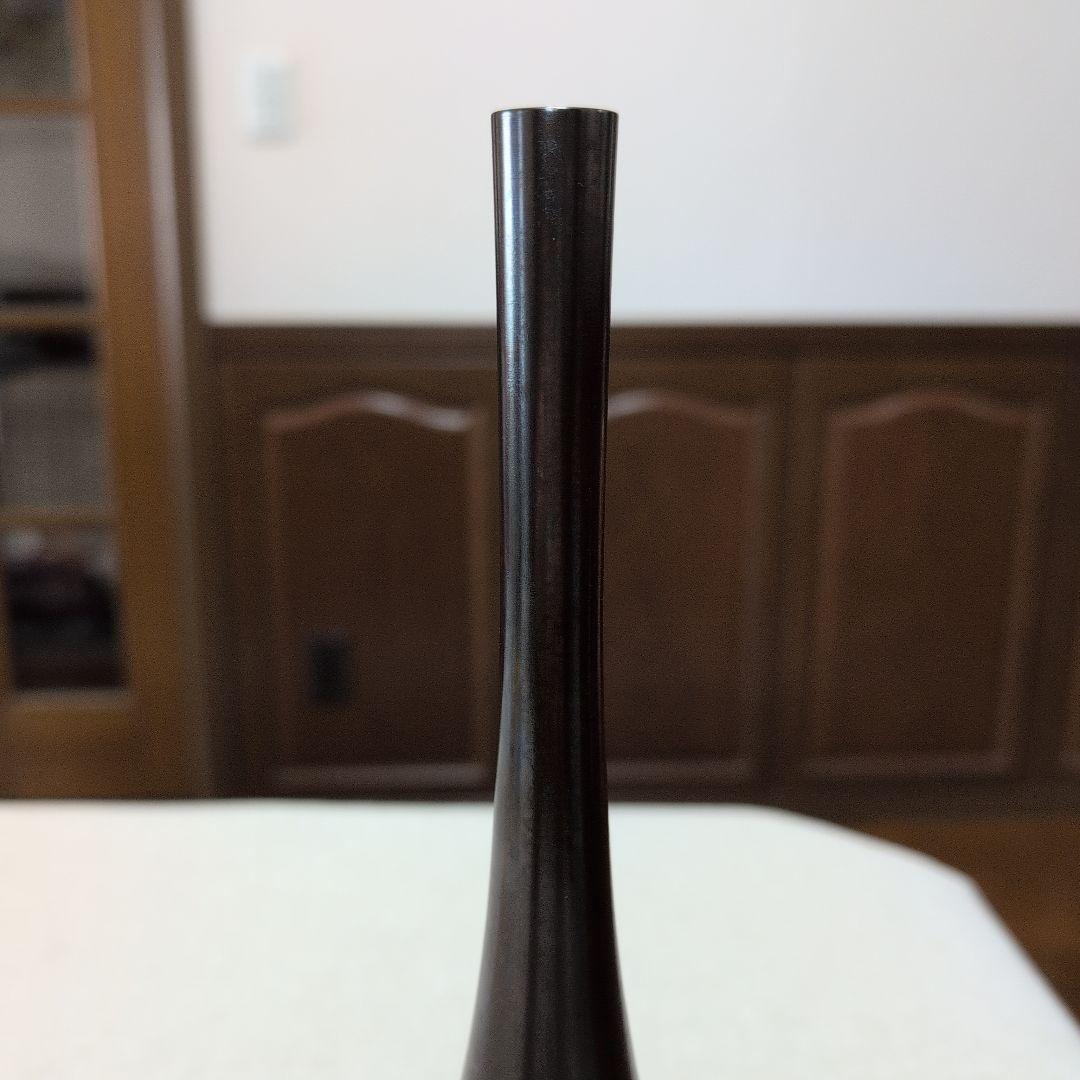 茶道具　利休愛蔵鶴首花入れ　銘[鶴ノ嘴(クチバシ)]花入　一ノ瀬宗辰造