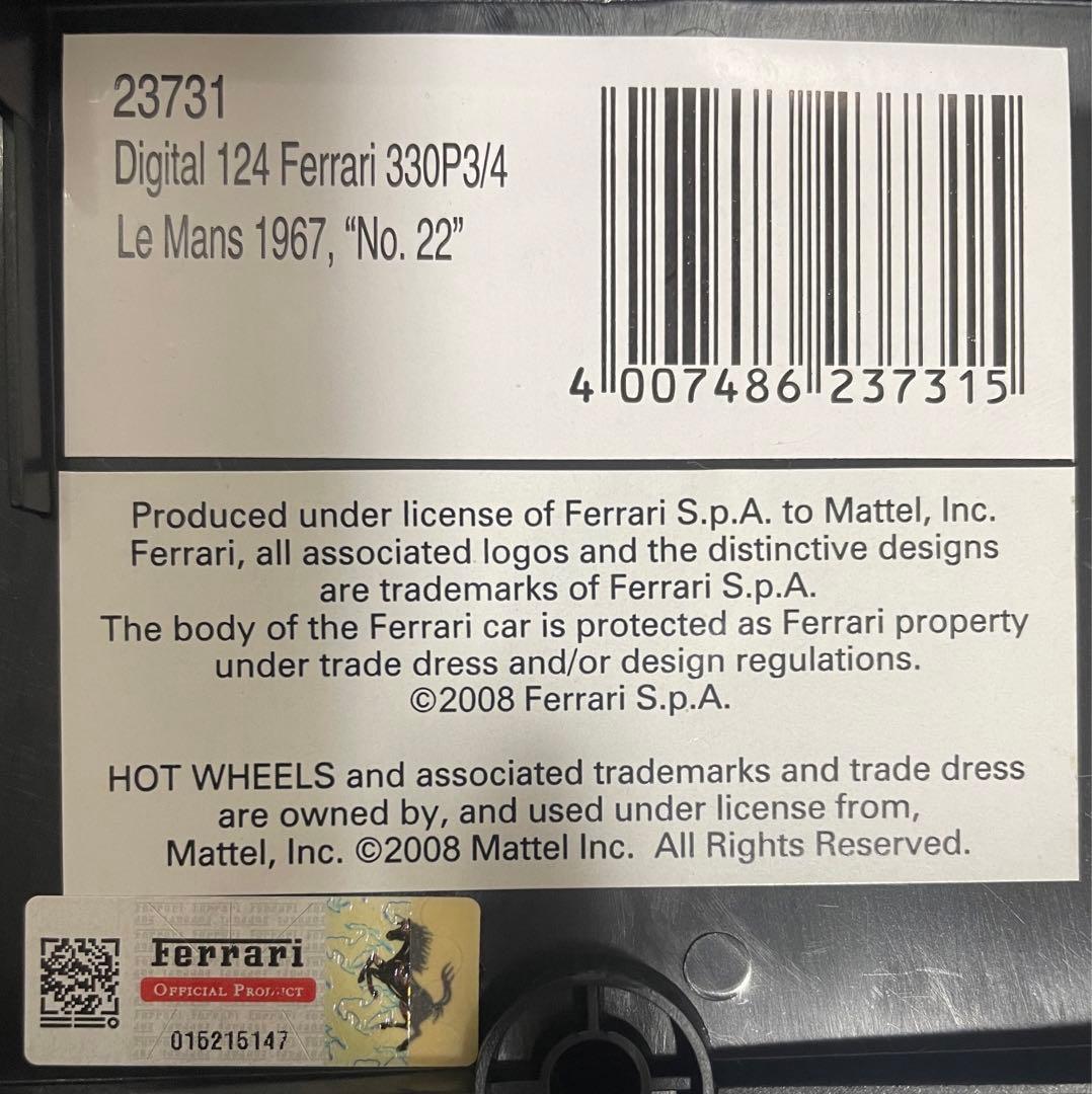 フェラーリ330P3/4 ルマン1967 No.22 Carrera