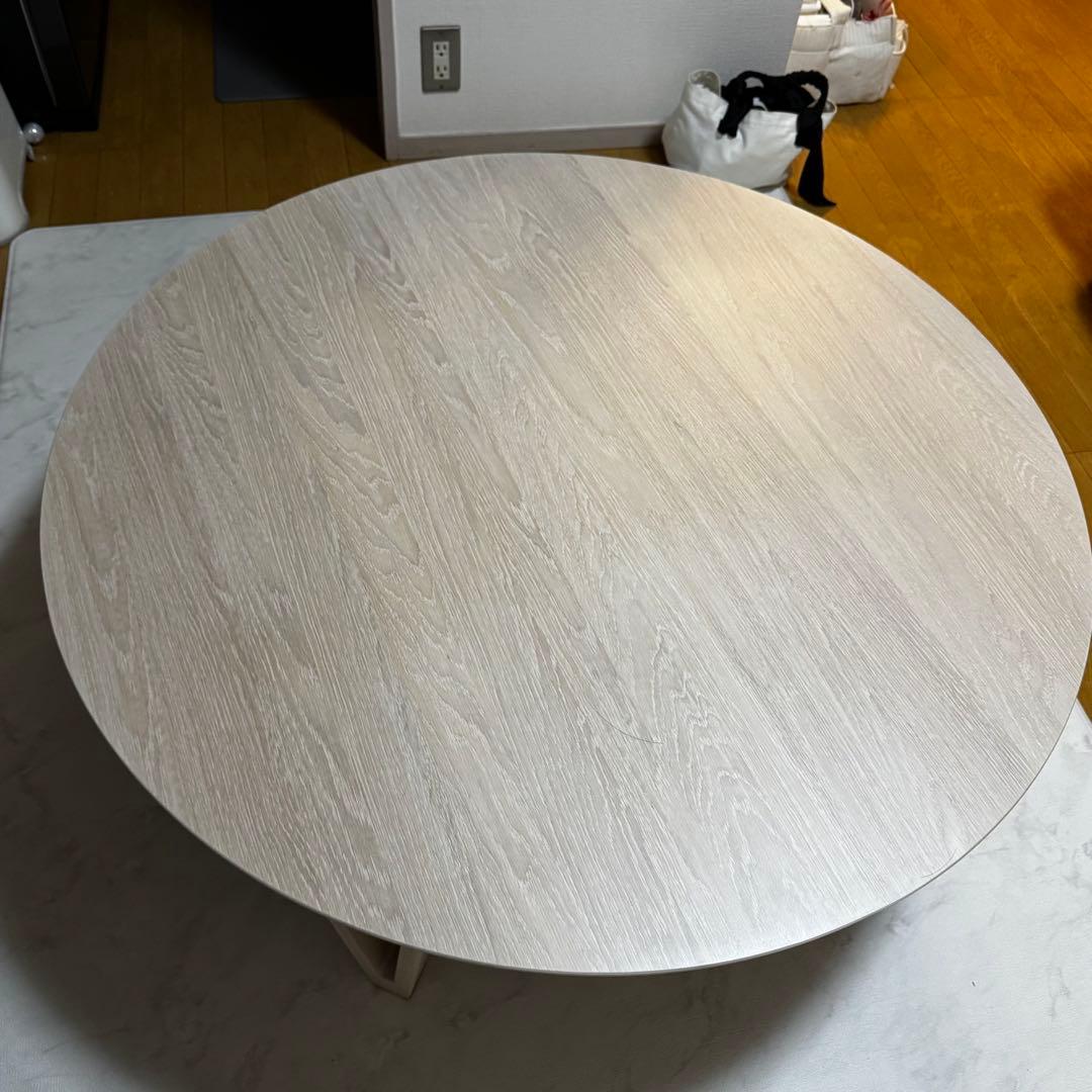 【ほぼ未使用】こたつ 丸型 円形こたつ 105cm こたつ 円卓 こたつテーブル