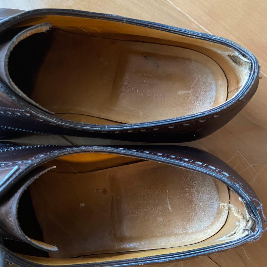 John Lobb ☆ダークブラウン キャップトゥ ドレスシューズ