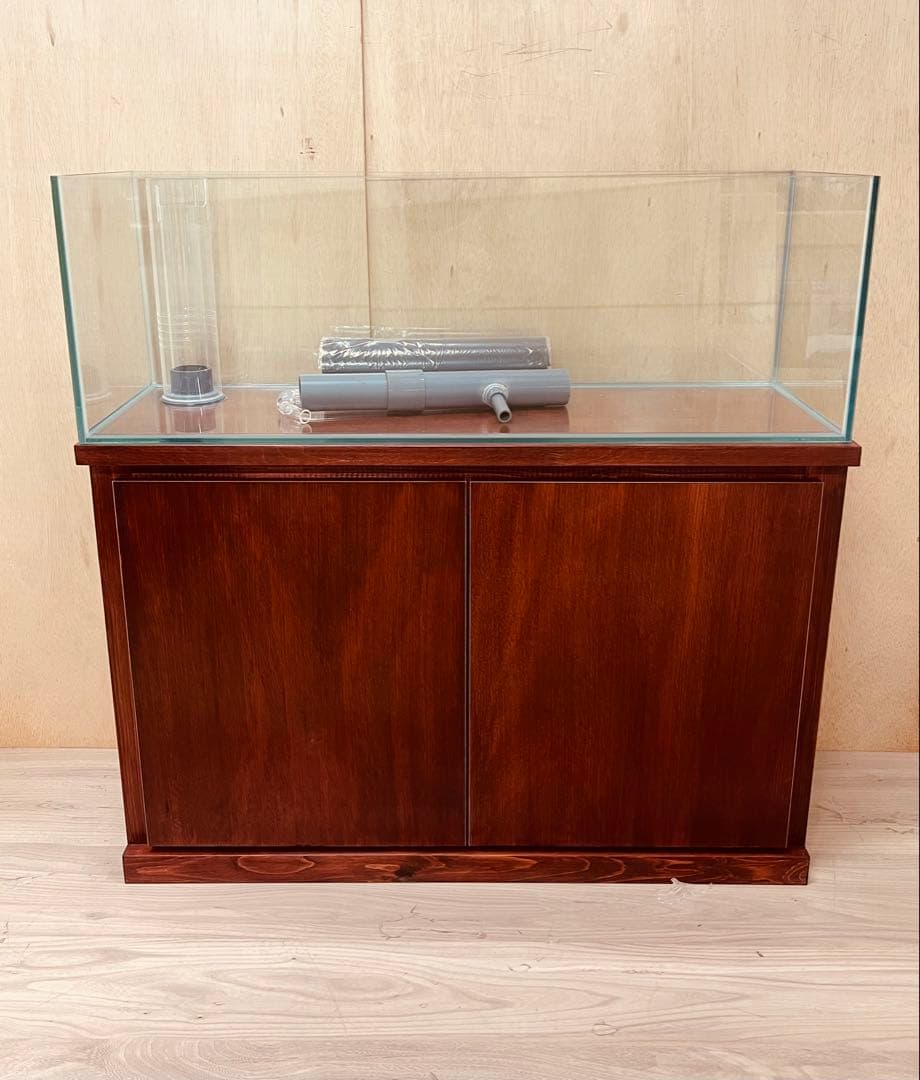 一台限定　900×300×300㎜オールガラスオーバーフロー水槽 セット