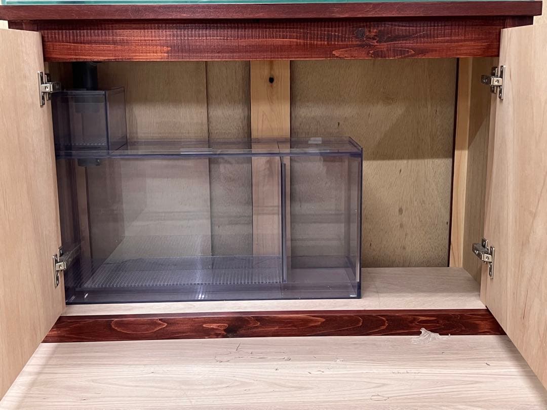 一台限定　900×300×300㎜オールガラスオーバーフロー水槽 セット