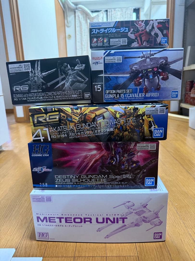 デスティニーspec2 ゼウスシルエット　RG アカツキ 他計6点セット