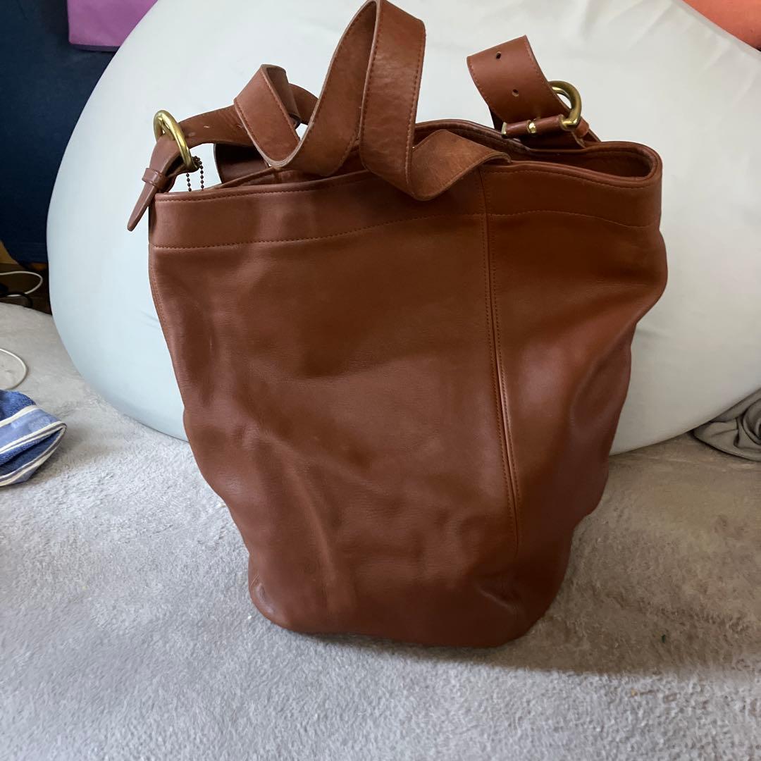 オールドコーチ ブラウンショルダーバッグ