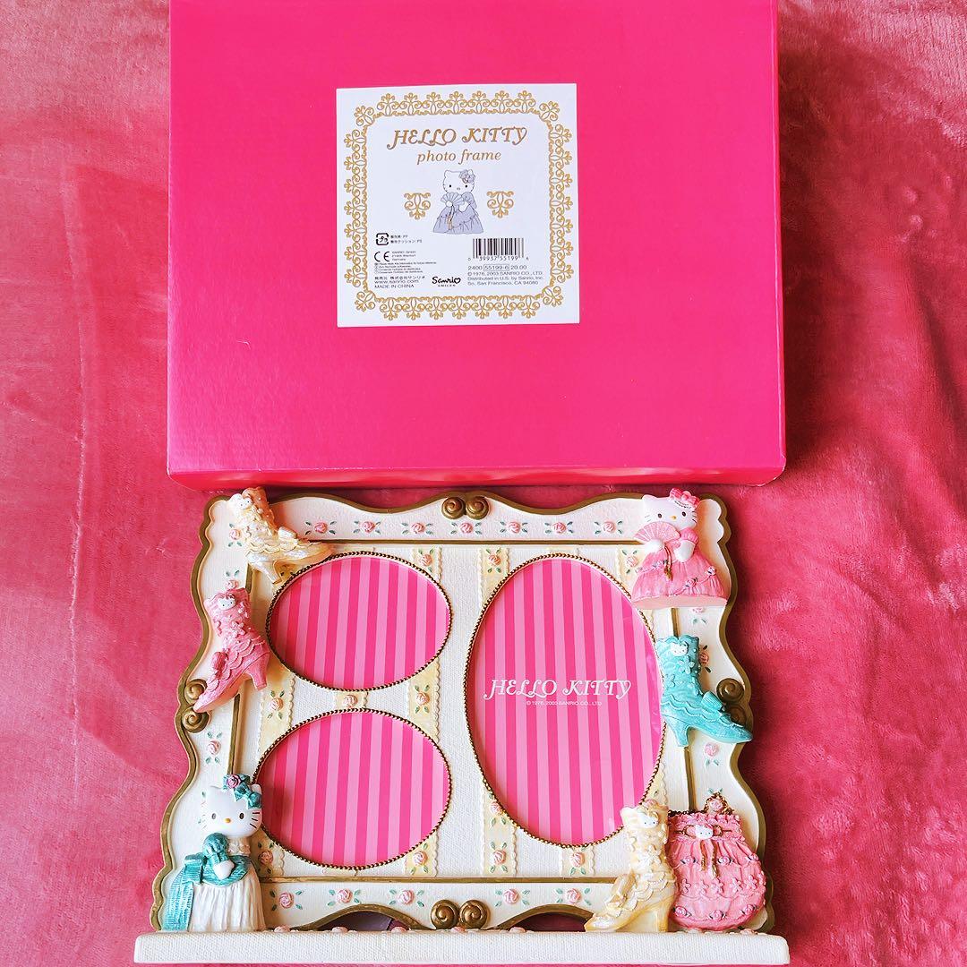 希少激レア　ハローキティ　USA フォトフレーム　2003 ドレス　サンリオ
