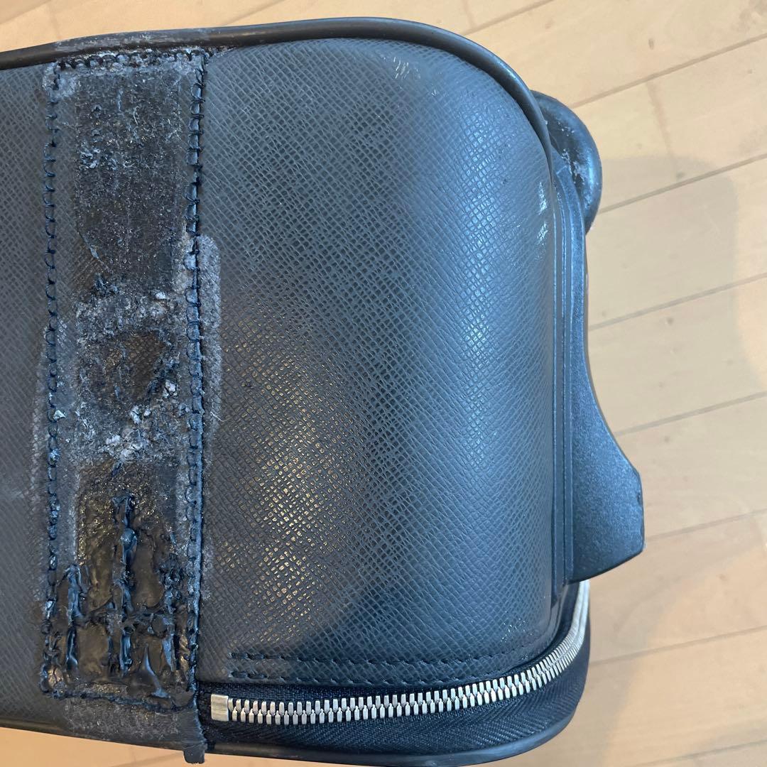 Louis Vuitton ブラックレザー キャリーケース