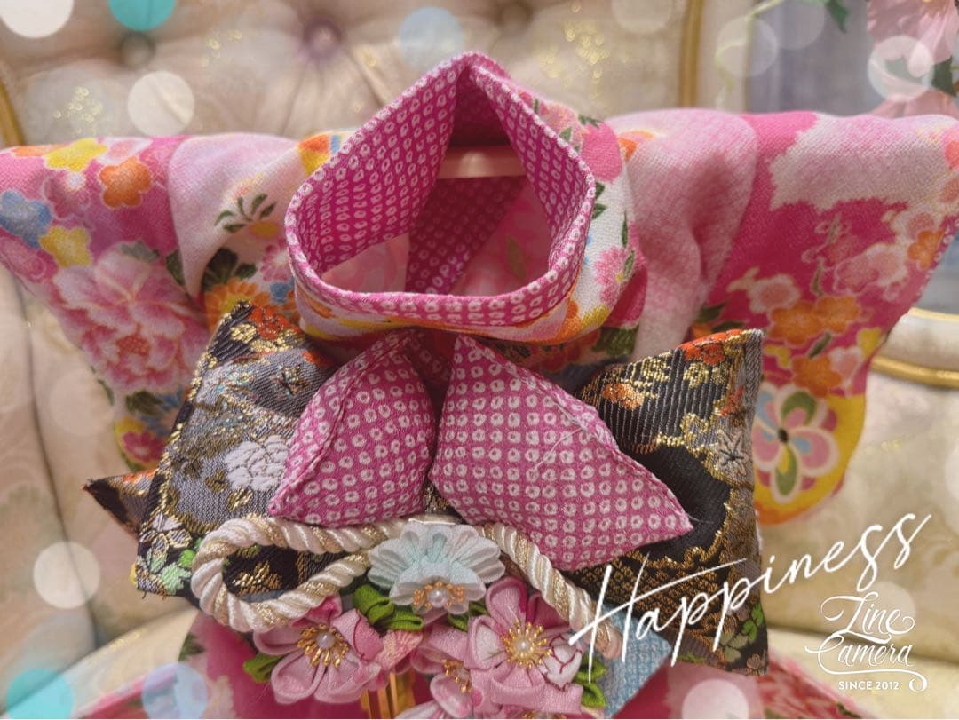 B395.pon2pan2☆オーダー☆犬お着物☆犬お引きずりお着物☆