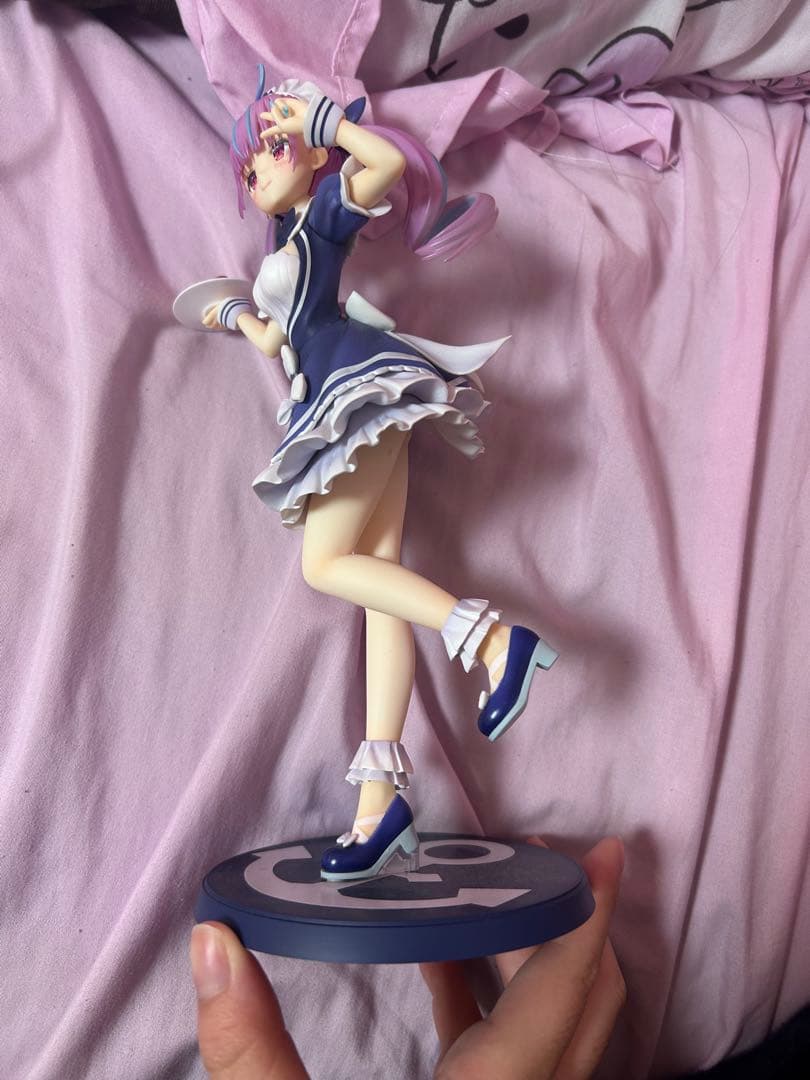 湊あくあ フィギュア メイド VTuber 箱無し ホロライブ 推し活