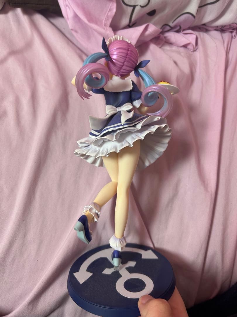 湊あくあ フィギュア メイド VTuber 箱無し ホロライブ 推し活