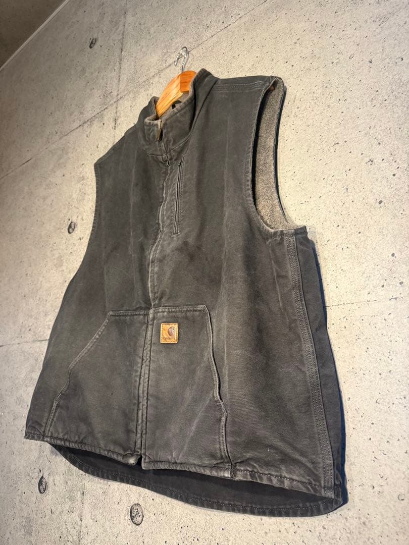 Carhartt ベスト ボアフリース ベスト ダックベスト ブラック XL