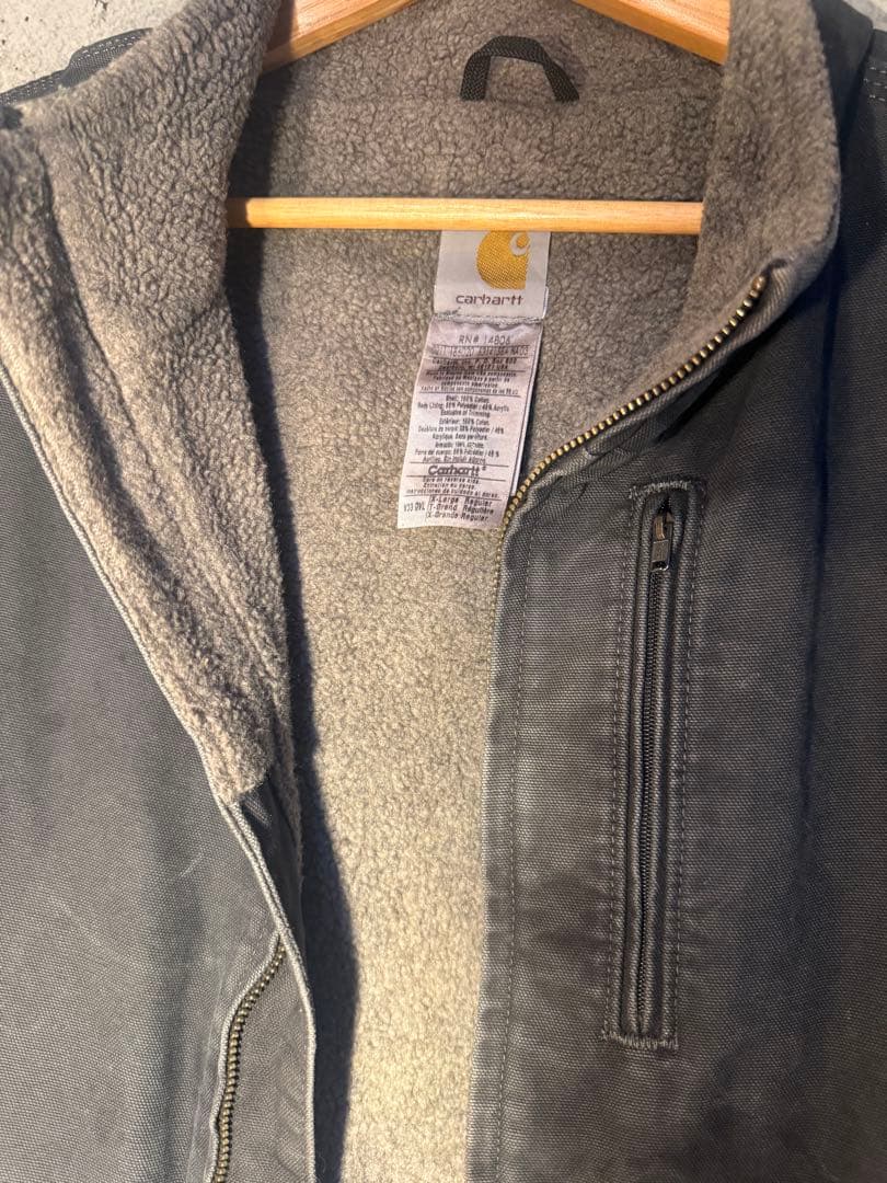 Carhartt ベスト ボアフリース ベスト ダックベスト ブラック XL