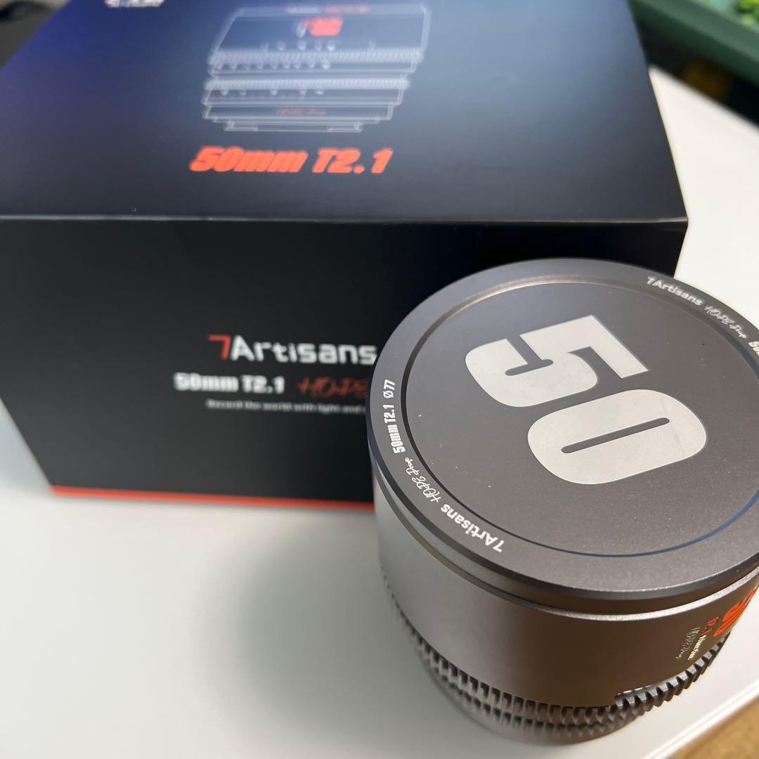 7Artisans 50mm T2.1 レンズ M43マウント