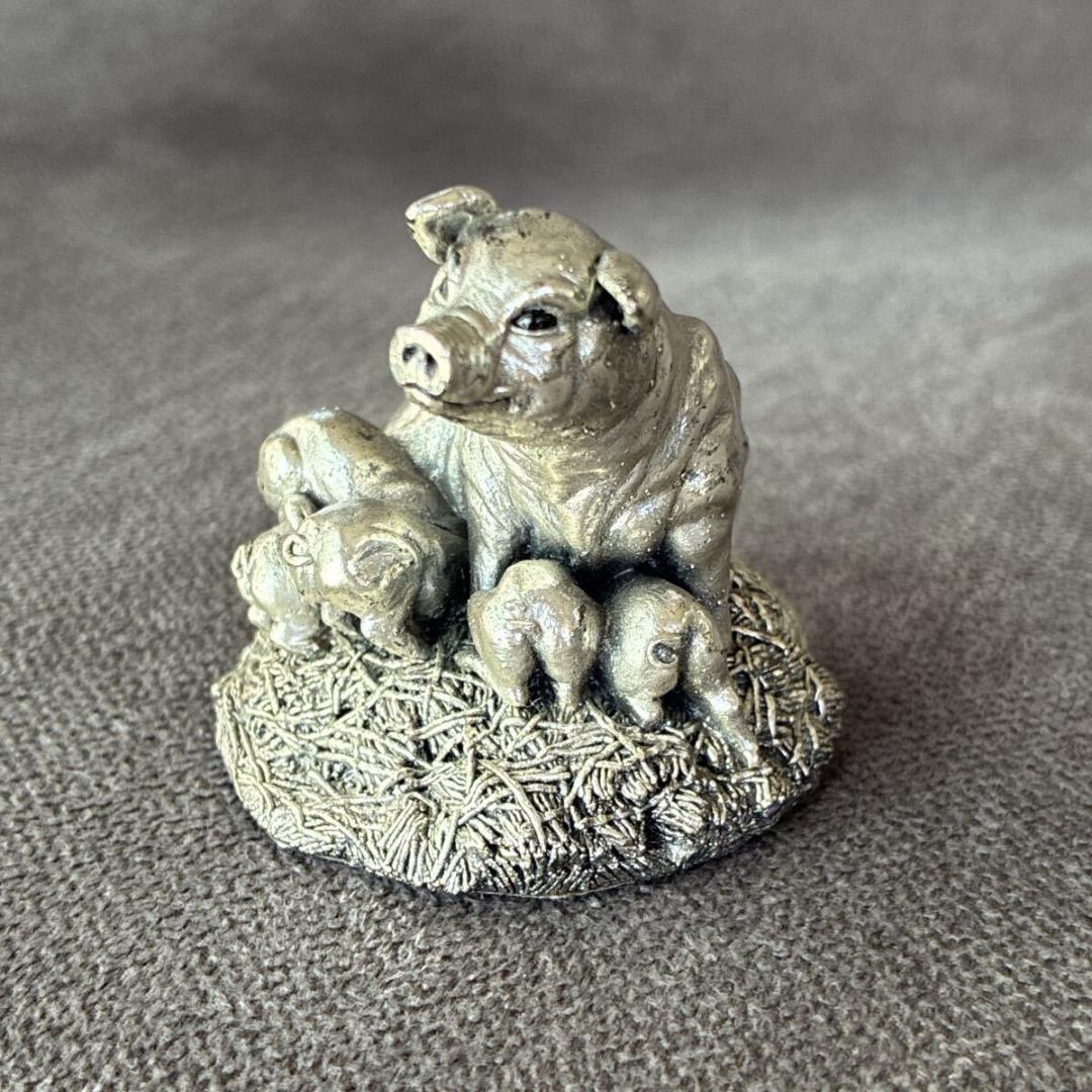 カントリーアーティスト 純銀 ブタ ホールマーク スターリングシルバー 箱付