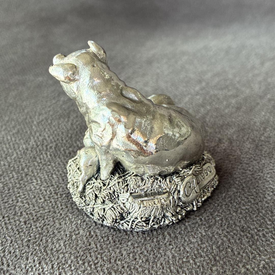 カントリーアーティスト 純銀 ブタ ホールマーク スターリングシルバー 箱付