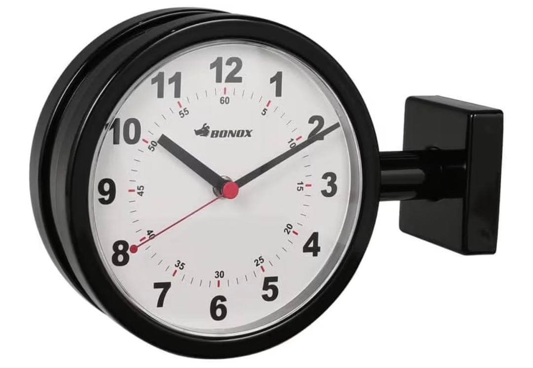 ダルトン(Dulton) ダブルフェイスクロック ブラックS624-659BK