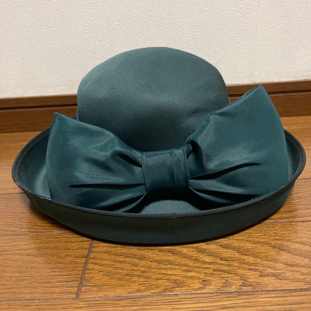 レア　アンティーク　KANGOLリボンハット