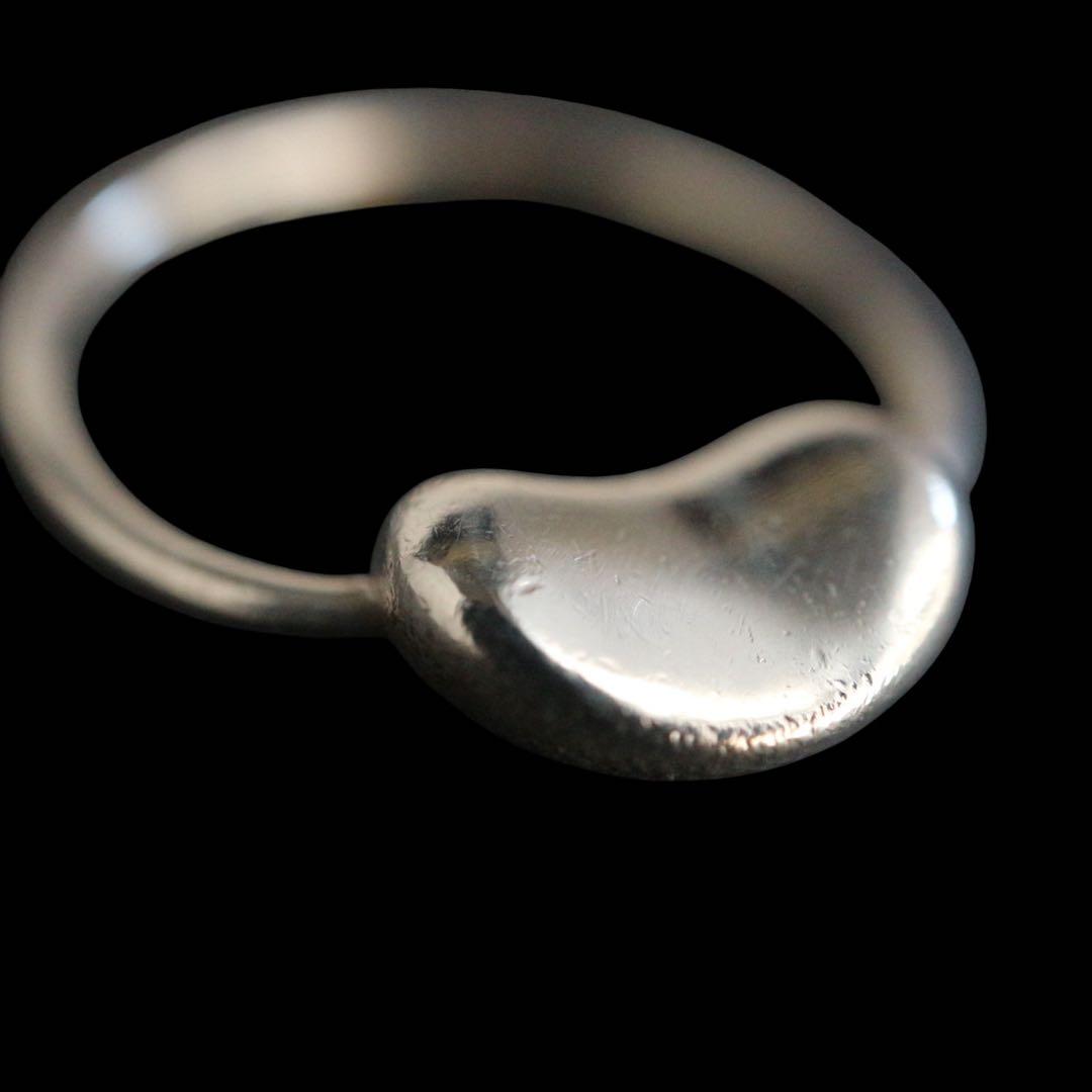 袋箱有り✨美品✨約12.5号ティファニー ビーンリングシルバー 925