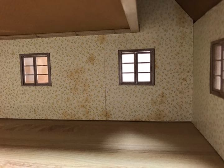 シルバニア　初期　デラックスハウス（はしご付）　家具11点セット