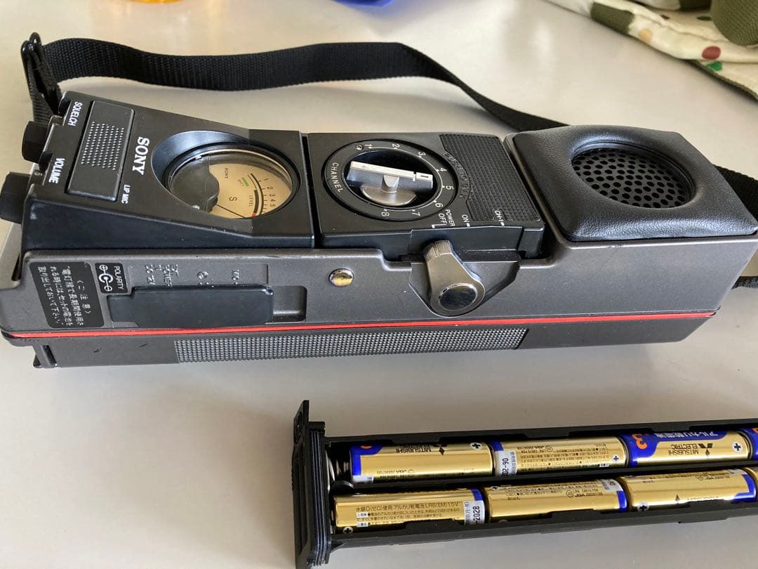 【昭和レトロ　昭和56年4月】SONY トランシーバー スピーカー搭載